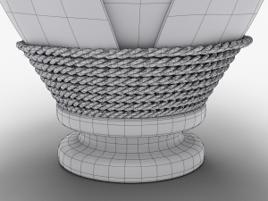 bedside table lamp Modello 3D