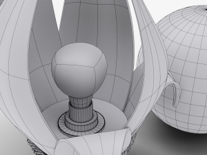 bedside table lamp Modello 3D