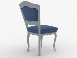 classic dining chair 3D 모델