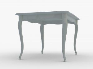 3d classic dining table Model 3D