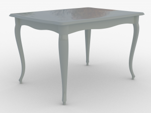 3d classic dining table 3D 模型