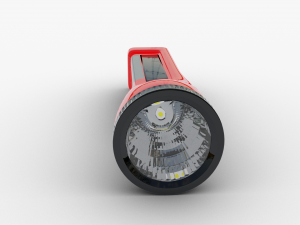 flashlight led solar power Model 3D