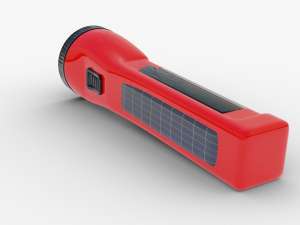 flashlight led solar power Model 3D
