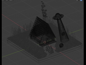 house in the forest Modelo 3D