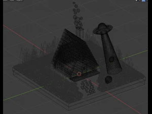 house in the forest 3D Model