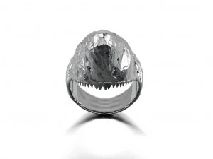 shark zombie ring 3d print model 3D Print Model