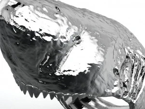 shark zombie ring 3d print model 3D Print Model