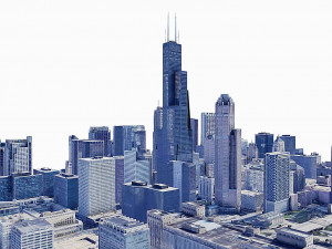 Willis tower 3D Model