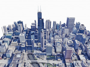 Willis tower 3D Model