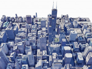 Willis tower 3D Model