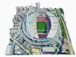 Wembley Stadium 3D Model