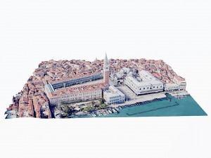St Marks Square Venice 3D Model