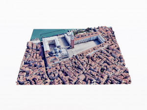 St Marks Square Venice 3D Model