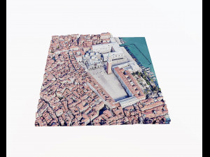 St Marks Square Venice 3D Model