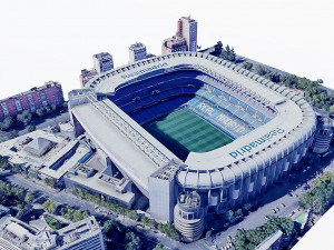 Santiago Bernabeu stadium Modèle 3D