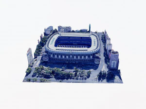 Santiago Bernabeu stadium 3D Model