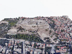 Acropolis of Athens - Parthenon- panoramic 3D Model