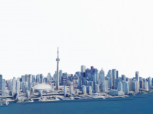 The CN Tower-skyline 3Dモデル