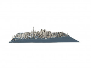 The CN Tower-skyline 3D-Modell