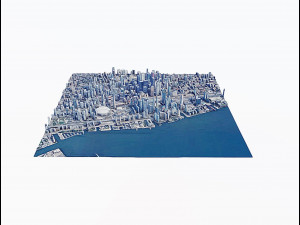 The CN Tower-skyline 3D-Modell