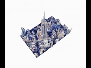 Empire State Building Modello 3D
