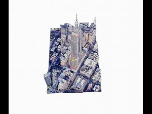 Empire State Building Modello 3D