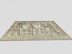 Ancient Egypt Carvings-Dendera 3D Model