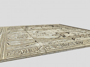 Ancient Egypt Carvings-Dendera Modelo 3D