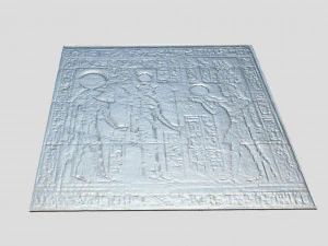 Ancient Egypt Carvings-Dendera 3D Model