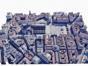 Milan Cathedral - aerial view Modèle 3D