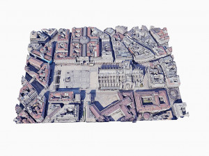 Milan Cathedral - aerial view Modèle 3D