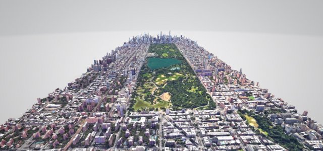 Central Park-New York city 3Dモデル .c4d .max .obj .3ds .fbx .stl .blend 