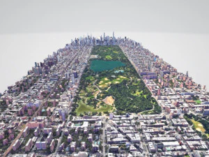 Central Park-New York stad 3D Model