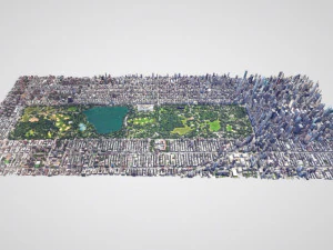 Central Park-New York city 3D Model