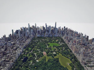 Central Park-New York city 3D Model