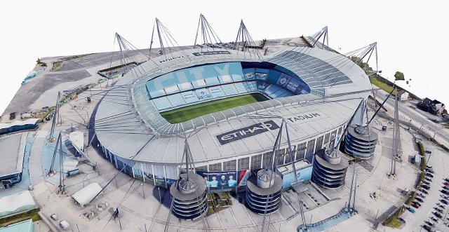 Manchester City Stadium 3D मॉडल .c4d .max .obj .3ds .fbx .stl .blend 