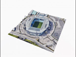 Stadio del Manchester City Modello 3D