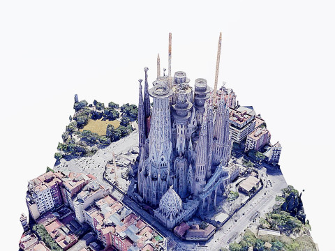 Sagrada Familia 3D 모델