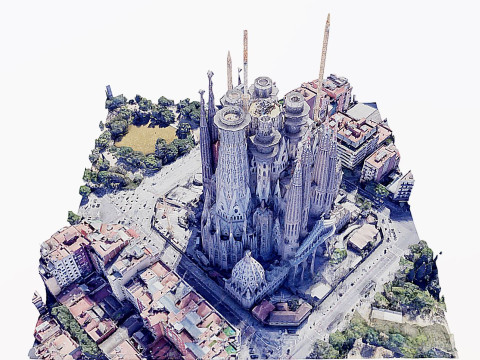 Sagrada Familia 3D 모델