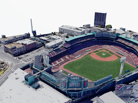 Fenway Park 3D मॉडल
