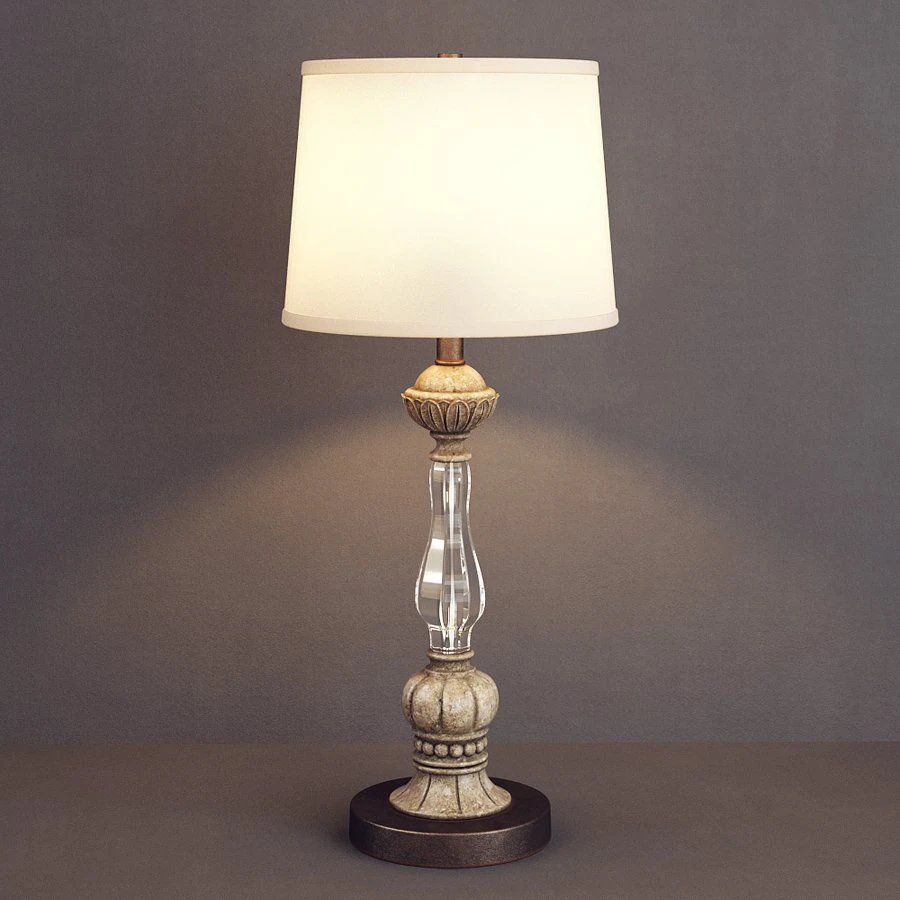 table lamp 3D Model .c4d .max .obj .3ds .fbx .stl .blend