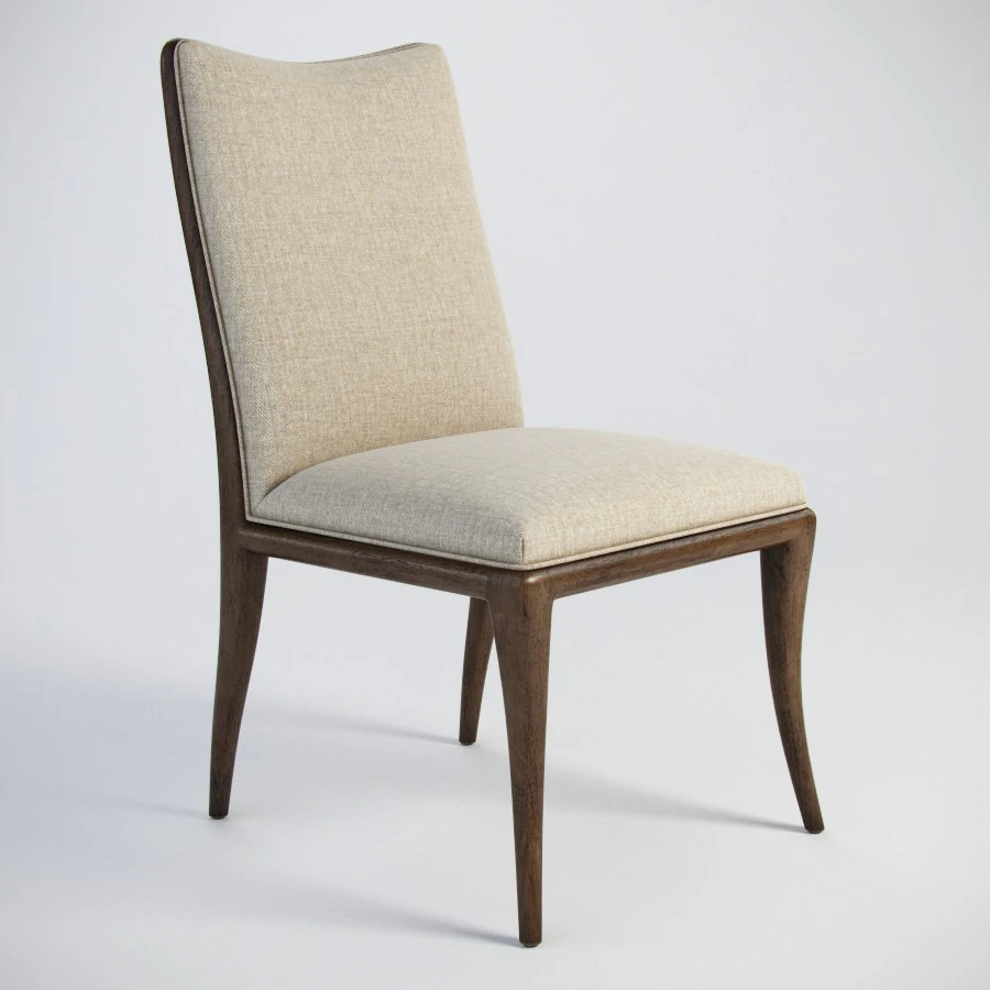 florence side chair 3D Model .c4d .max .obj .3ds .fbx .stl .blend 
