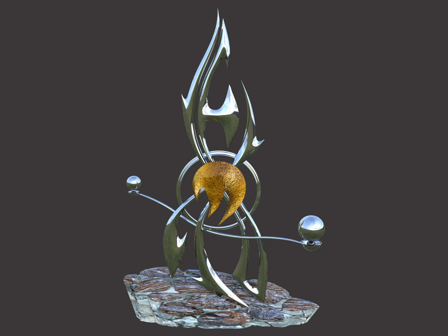 STATUETTE 3D Model .c4d .max .obj .3ds .fbx .stl .blend