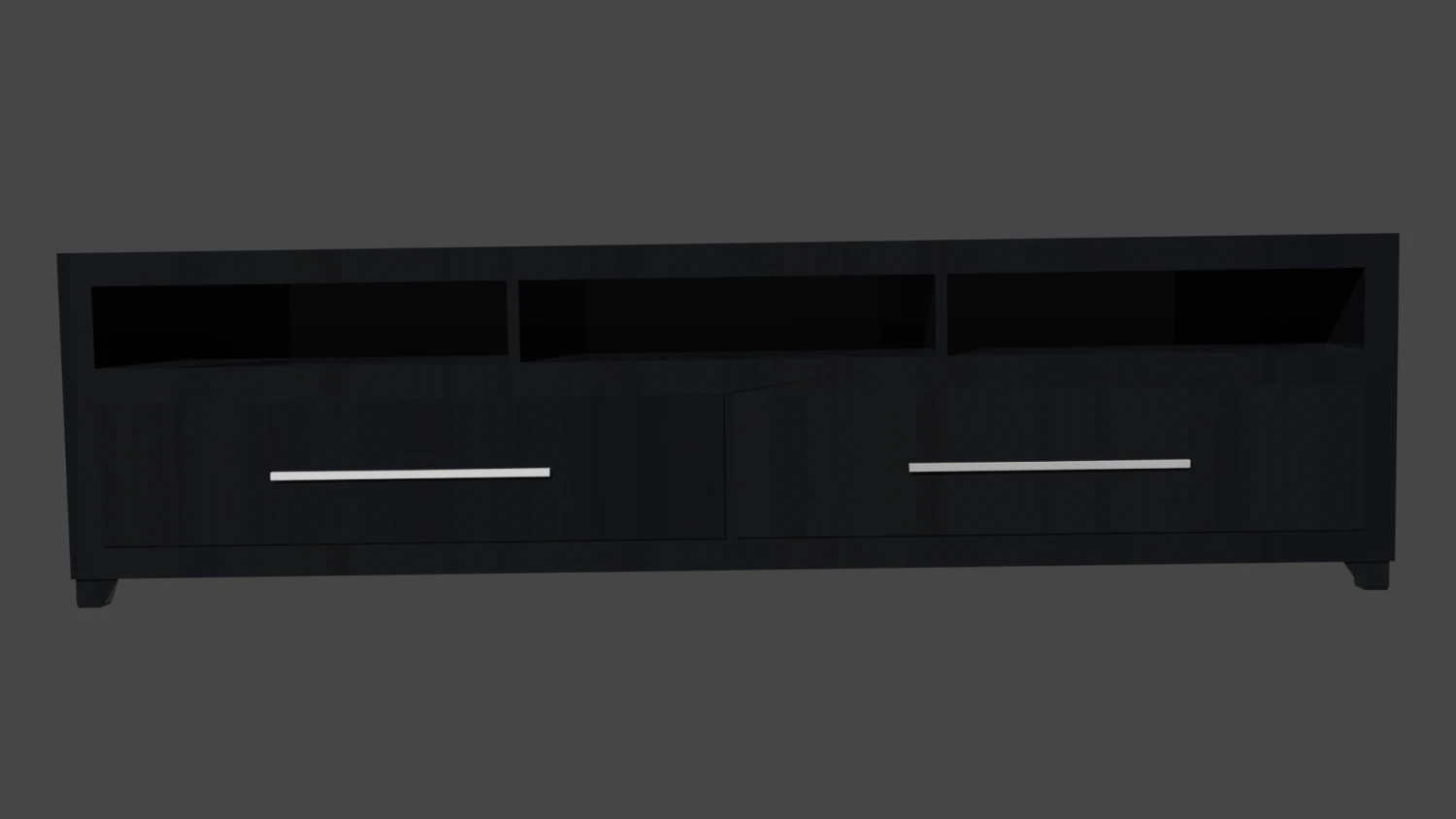 tv stand 3D Model .c4d .max .obj .3ds .fbx .stl .blend 