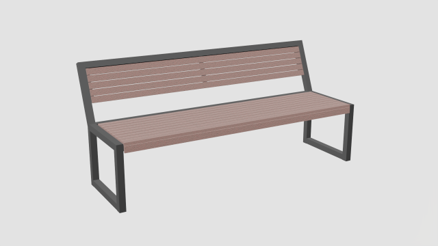 minimalistic bench 3D 模型 .c4d .max .obj .3ds .fbx .stl .blend 