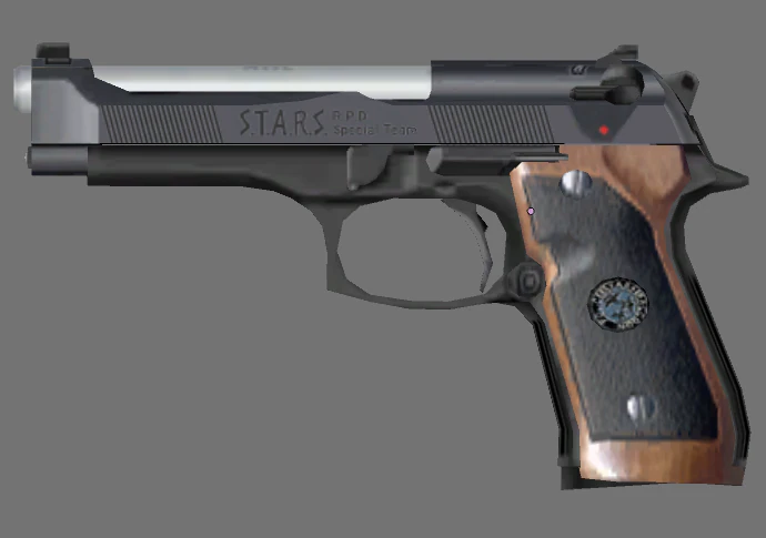 pistol 3D Print Model .c4d .max .obj .3ds .fbx .stl .blend 