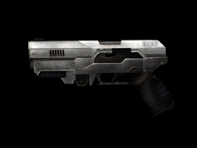 pistol 3D-Druckmodell .c4d .max .obj .3ds .fbx .stl .blend 