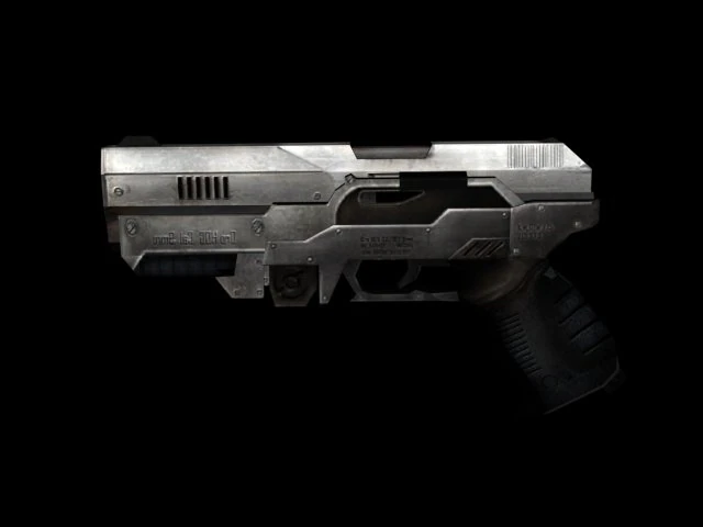 pistol 3D Print Model .c4d .max .obj .3ds .fbx .stl .blend 