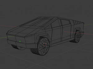 tesla cybertruck 3D Model