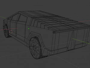 tesla cybertruck 3D Model